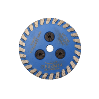 DISQUE DIAMANT JANTE CONTINUE CANNELEE D50XM14 HT5 GRES CERAME/CARRELAGE