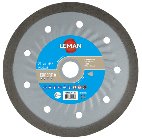 DISQUE DIAM JC CARRELAGE 230 X 22.23 HT7 Jante continue