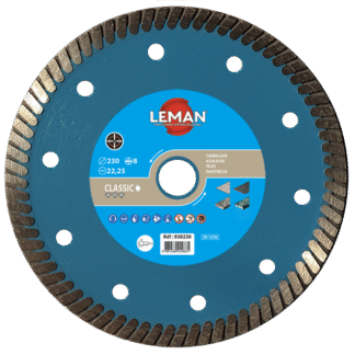 DISQUE DIAM JC CARRELAGE 125X22.23 HT8 Jante continue