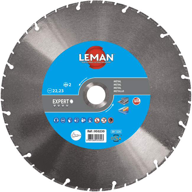 DIAMANT BRASE D.115X45X1.8X2.0 COUPE ACIERS