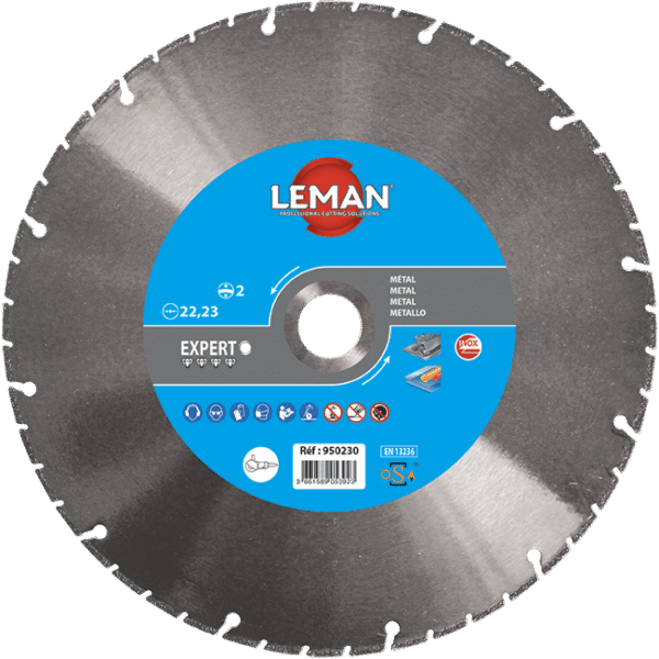 DIAMANT BRASE D.230X45X2.4X2.0 COUPE ACIERS