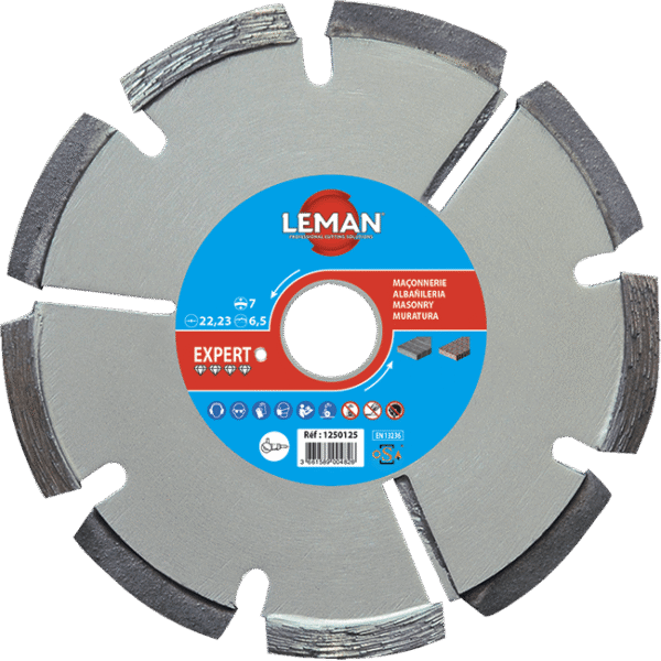 DISQUE DIAMANT SEGMENTS A DEJOINTER 125X22.23 HT 7 – Image 3