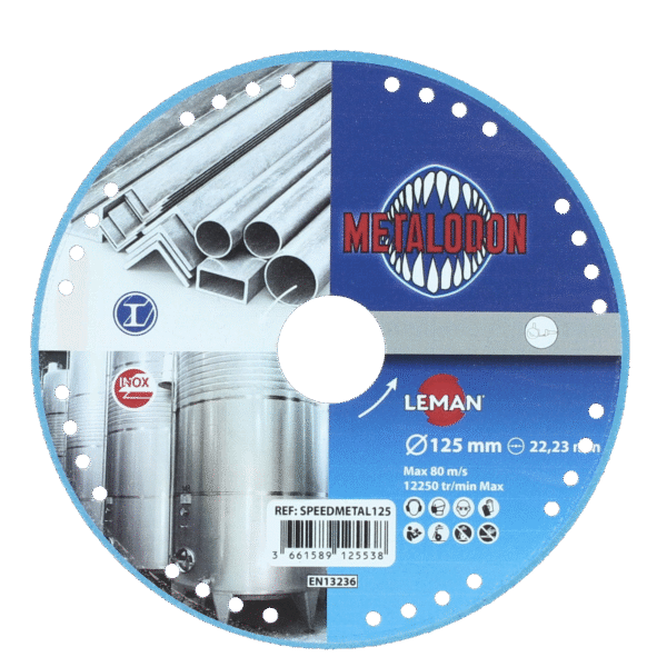DISQUE DIAMANT D125X22.23 METAL