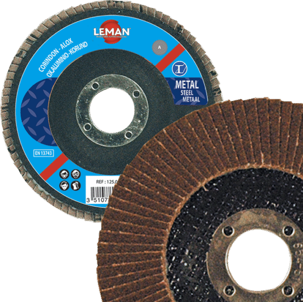 DISQUE A LAMELLES BOMBE 115 GRAIN 80 CORINDON