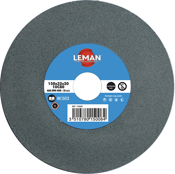 MEULE TOURET VERTE 150X25X32 FINITION GR120