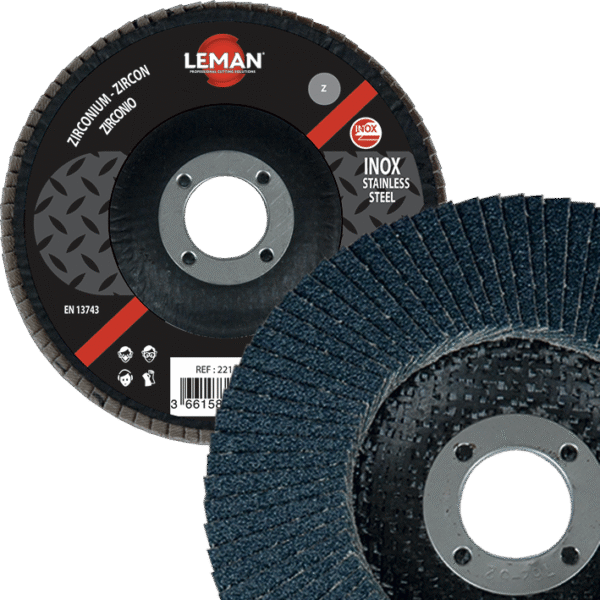 DISQUE A LAMELLES PLAT 115 GRAIN 60 ZIRCONIUM
