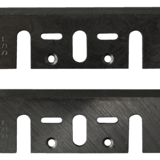 JEU DE 2 FERS RABOT ACIER 82X29X3 MAKITA/RYOBI/B&D