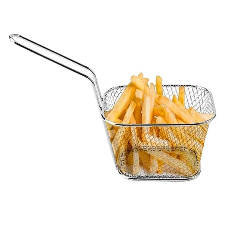 Petit Panier à Frites en Inox - 125 x 100 mm – Image 2