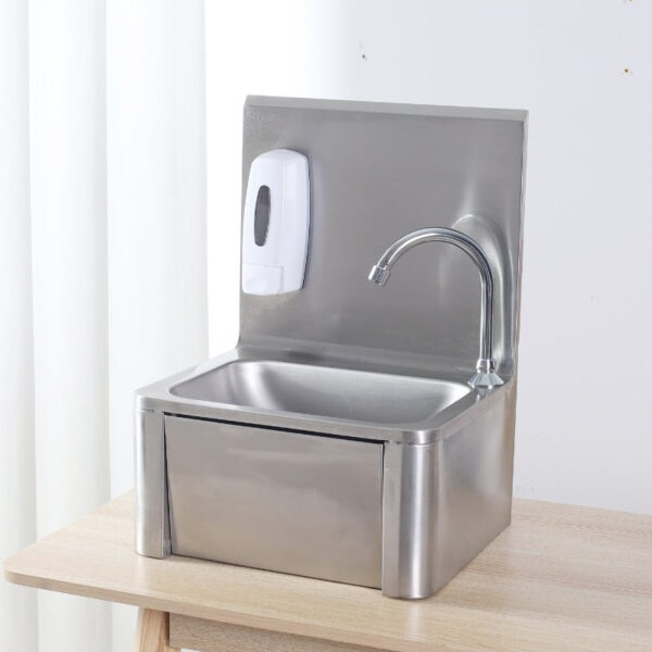 Lave Mains à Commande Fémorale en Inox – Image 17