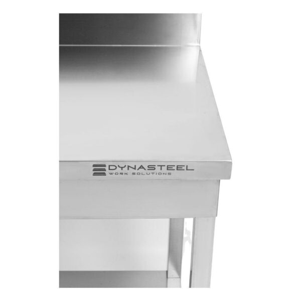 Table Inox avec Dosseret et Etagère - 1000 x 600 mm – Image 34