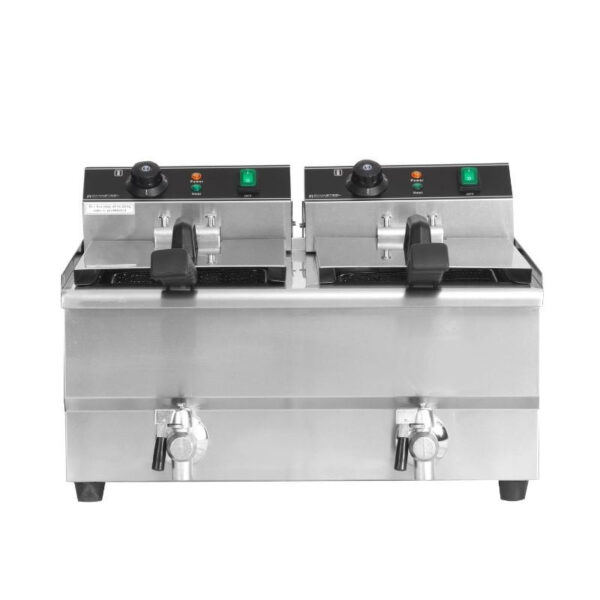 Friteuse 2 x 13 L avec Vidange – Image 7