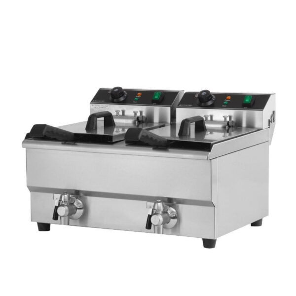 Friteuse 2 x 13 L avec Vidange – Image 14