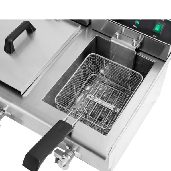 Friteuse 2 x 13 L avec Vidange – Image 4