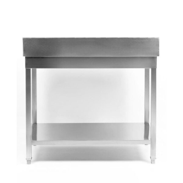 Table Inox avec Dosseret et Etagère - 1000 x 700 mm – Image 41