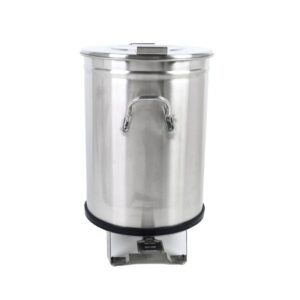 Poubelle Inox avec Pédale - 50 L