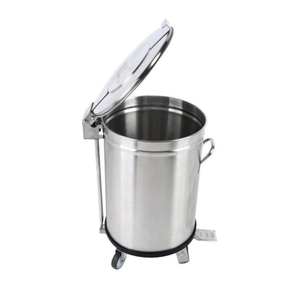 Poubelle Inox avec Pédale - 50 L – Image 3