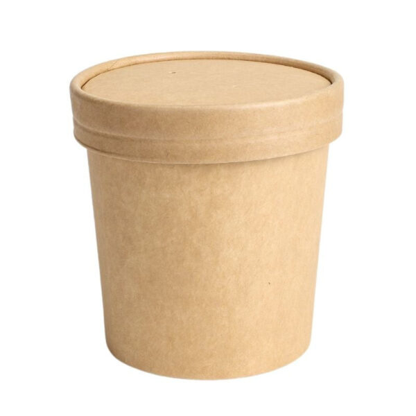 Pot à Soupe Kraft - 360 ml - Lot de 50 – Image 2