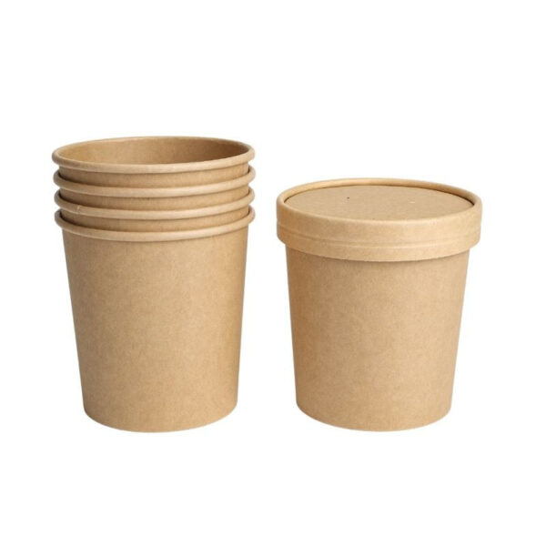 Pot à Soupe Kraft - 480 ml - Lot de 50 – Image 3