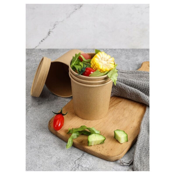 Pot à Soupe Kraft - 480 ml - Lot de 50 – Image 19