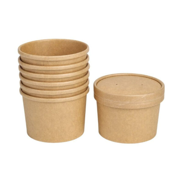 Pot à Soupe Kraft - 240 ml - Lot de 50 – Image 13