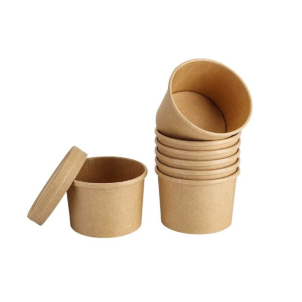Pot à Soupe Kraft - 240 ml - Lot de 50 – Image 6