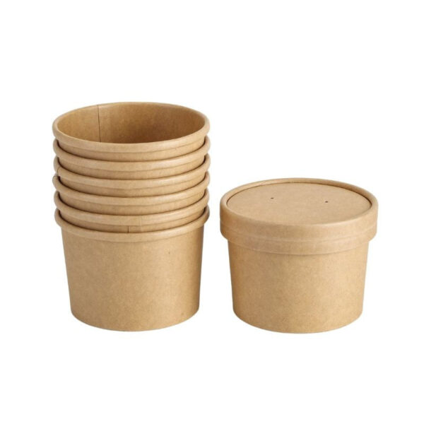 Pot à Soupe Kraft - 240 ml - Lot de 50 – Image 8