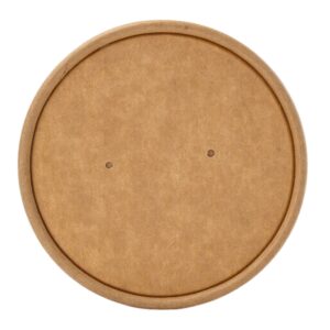Couvercle pour Pot à Soupe Kraft 240 et 360 ml - Lot de 50