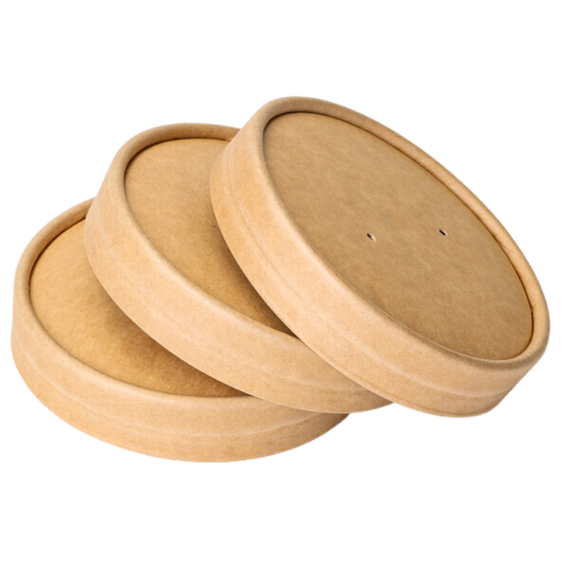 Couvercle pour Pot à Soupe Kraft 240 et 360 ml - Lot de 50 – Image 3