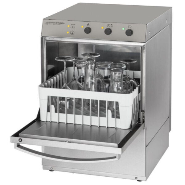 Lave-Verre Professionnel avec Doseur de Liquide de Rinçage et Détergent et Pompe de Vidange - 35 x 35 cm – Image 7