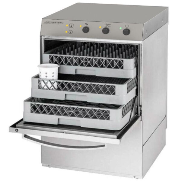 Lave-Vaisselle Professionnel avec Doseur de Liquide de Rinçage et Détergent - 50 x 50 cm – Image 16