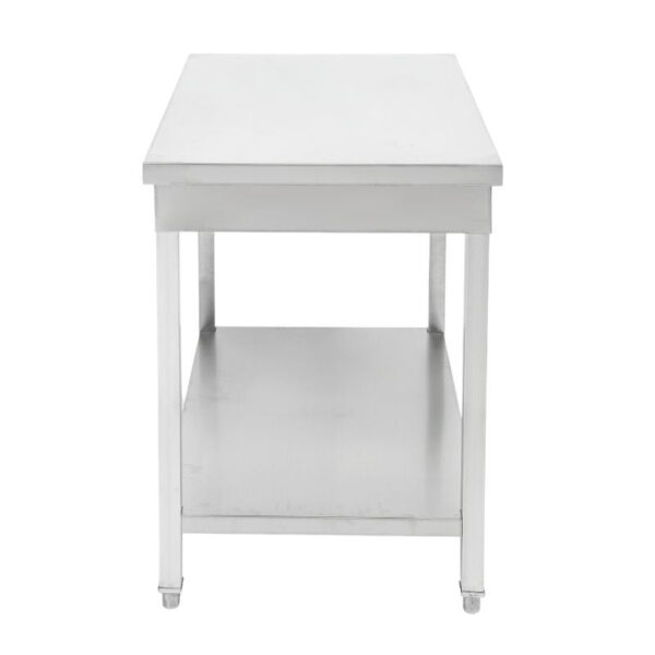 Table Inox Centrale avec Etagère - 1000 x 600 mm – Image 33