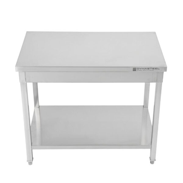 Table Inox Centrale avec Etagère - 1000 x 700 mm – Image 29