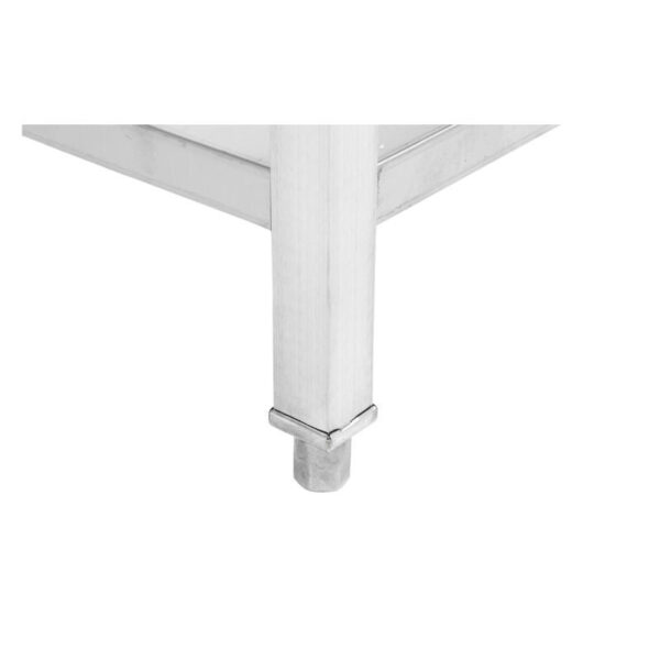 Table Inox Centrale avec Etagère - 1000 x 700 mm – Image 34
