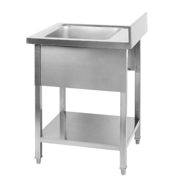 Plonge 1 Bac avec Dosseret et Etagère - 600 x 600 mm – Image 29