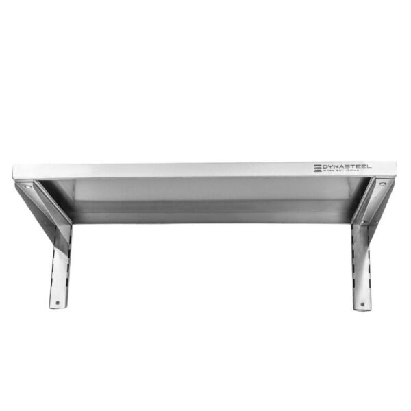 Etagère Murale en Inox sur Crémaillères - L 800 x P 400 mm – Image 9