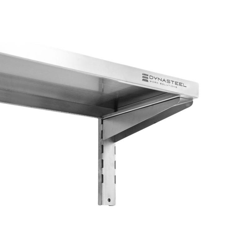Etagère Murale en Inox sur Crémaillères - L 800 x P 300 mm – Image 8