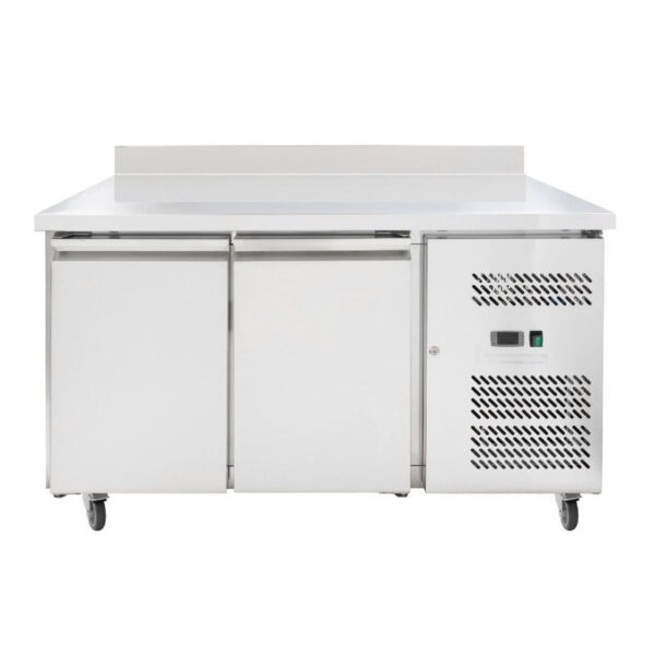 Table Réfrigérée 2 Portes GN1/1 - Profondeur 700 avec Dosseret – Image 11