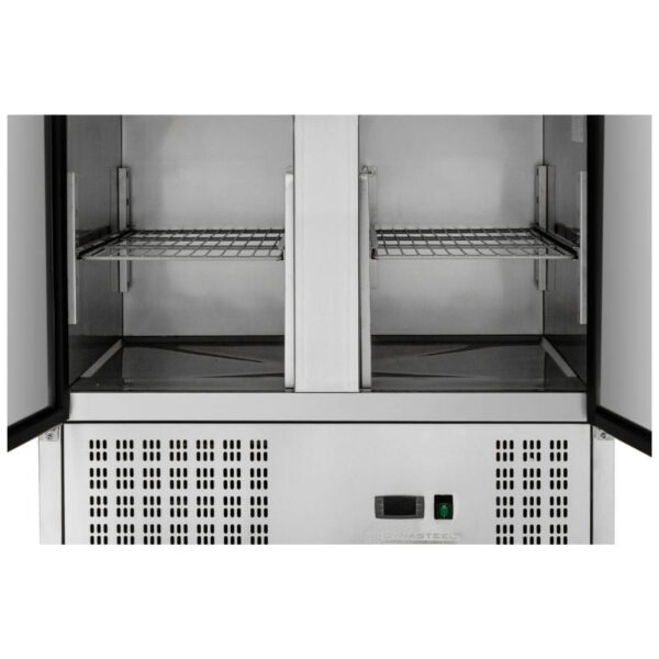 Saladette Compacte 2 Portes - Avec Couvercle coulissant
