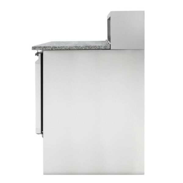 Meuble à Pizza Réfrigéré - 2 Portes - 5 Bacs GN 1/6 – Image 7