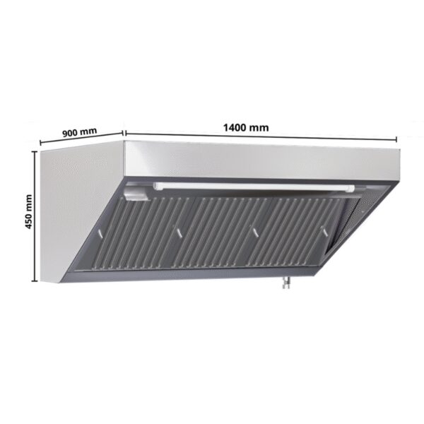 Hotte Snack 900 avec Led et Sans Moteur - Longueur 1400 – Image 18