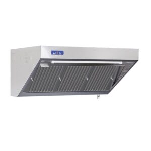 Hotte Snack Complète 700 - Longueur 1600 - Avec Moteur, Led et Variateur
