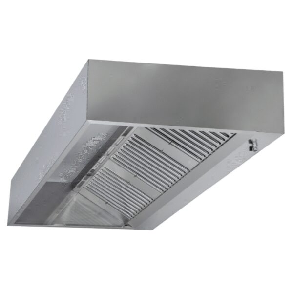 Hotte Cubique 900 avec Led et Sans Moteur - Longueur 1200 – Image 2