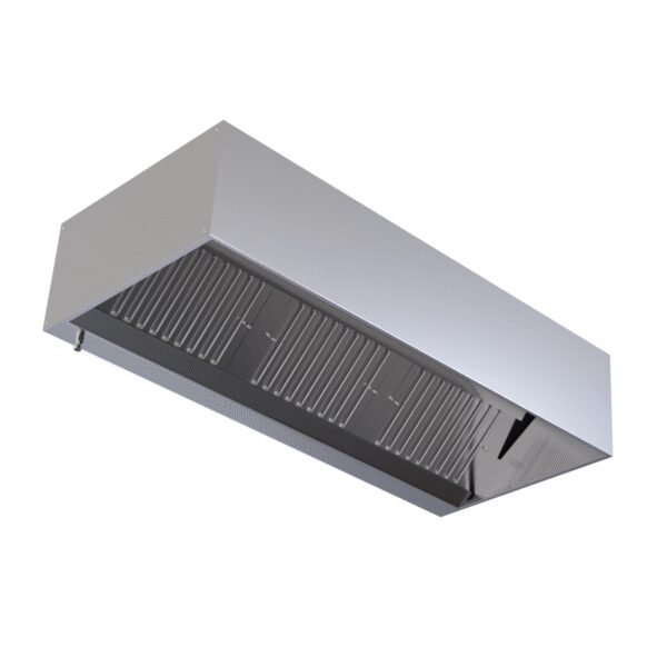 Hotte Cubique 1100 avec Led et Sans Moteur - Longueur 1600 – Image 5