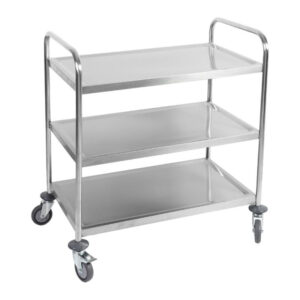 Chariot Inox à 3 Plateaux