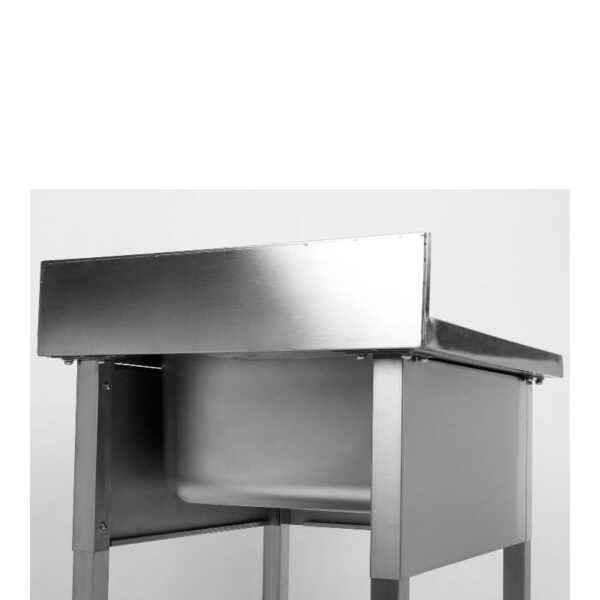 Plonge 1 Bac avec Dosseret et Etagère - 600 x 700 mm – Image 22