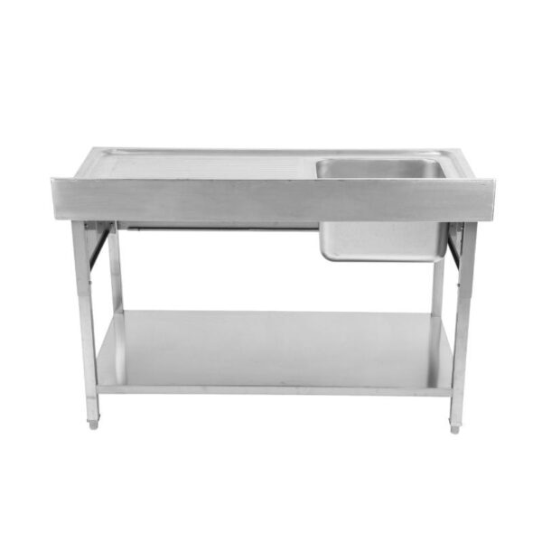 Plonge 1 Bac avec Dosseret et Etagère - 1000 x 700 mm – Image 28