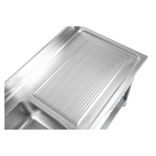 Plonge 1 Bac avec Dosseret et Etagère - 1400 x 700 mm – Image 19