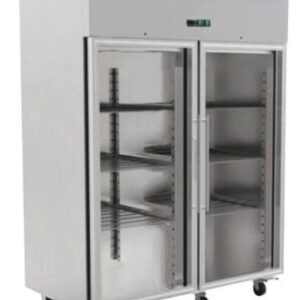 Armoire Réfrigérée Positive 2 Portes Vitrées GN 2/1 1400 L