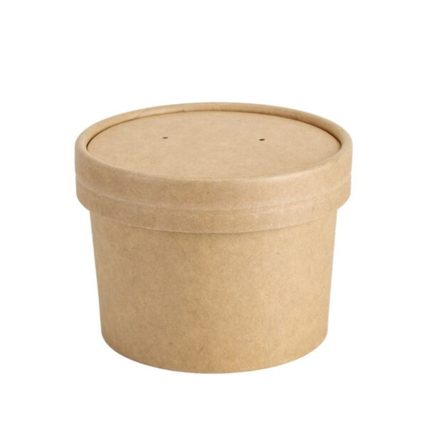 Pot à Soupe Kraft - 240 ml - Lot de 50 – Image 30