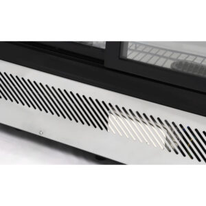 Vitrine Réfrigérée de Comptoir 160 L - Bombée